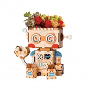 Деревянный конструктор Robotime кашпо Pot Robot