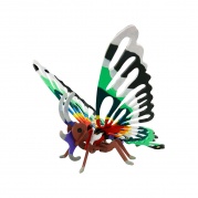Деревянный конструктор-раскраска Robotime бабочка Butterfly