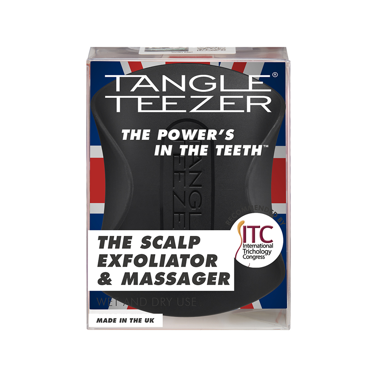 Щетка для массажа головы Tangle Teezer The Scalp Exfoliator and Massager Onyx Black